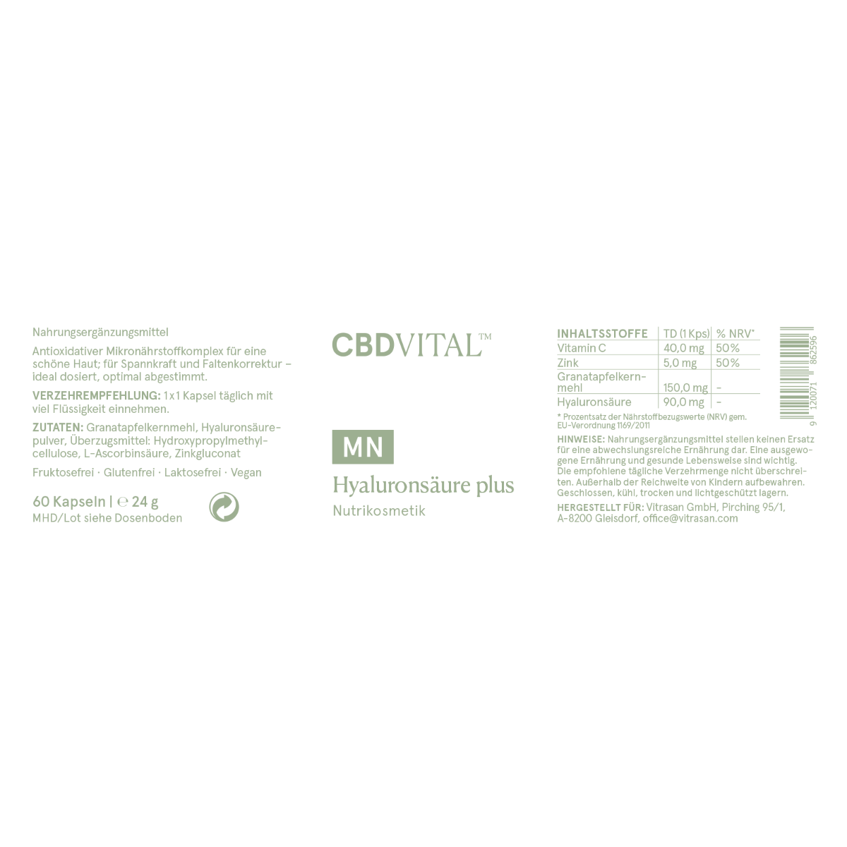 CBD Vital Hyaluronsäure plus