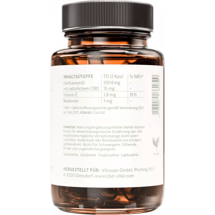 CBD Vital Sleep Kapseln mit CBD und Melatonin - NEUROGOLD