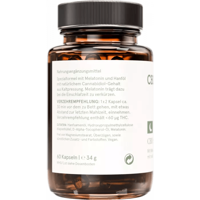 CBD Vital Sleep Kapseln mit CBD und Melatonin - NEUROGOLD