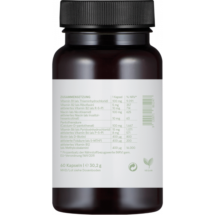 CBD Vital B-Komplex forte 60 Kapseln-NEUROGOLD