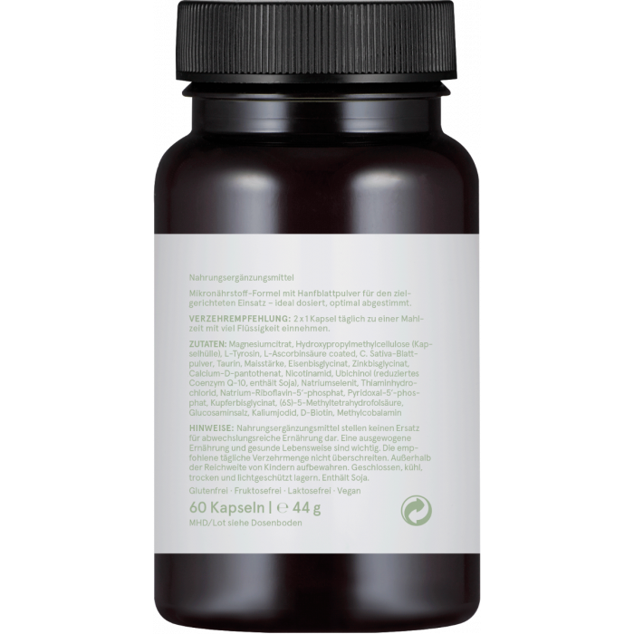 CBD Vital Hanf Antistress Kapseln für mentale Stärke-NEUROGOLD