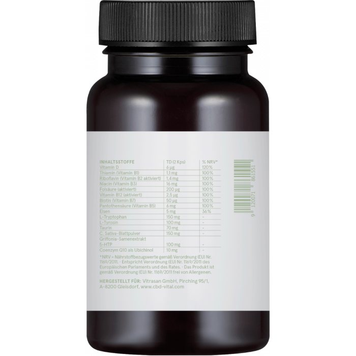 CBD Vital Hanf Happy Mind Kapseln-NEUROGOLD