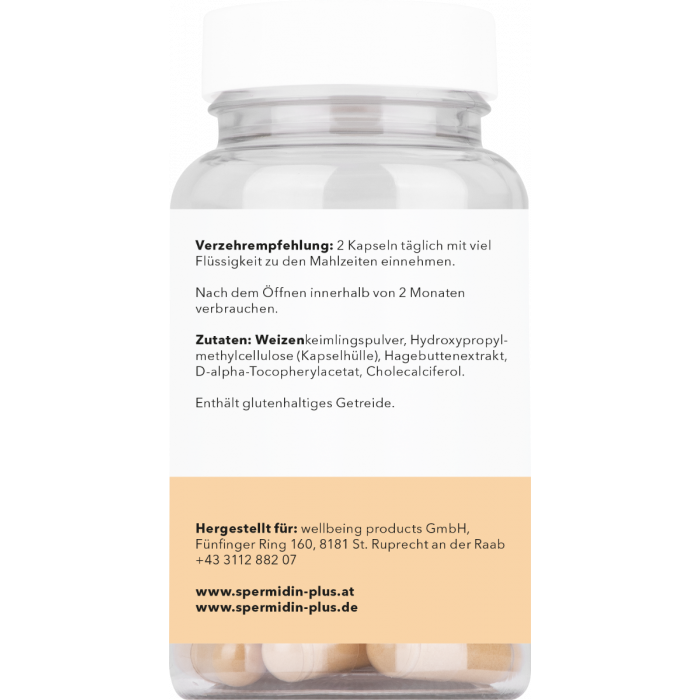Spermidin Ursprung 60 Kapseln - NEUROGOLD