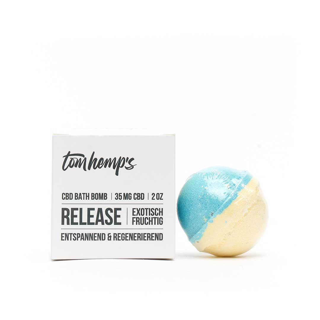 Tom Hemps Badebombe RELEASE 35mg CBD - NEUROGOLD