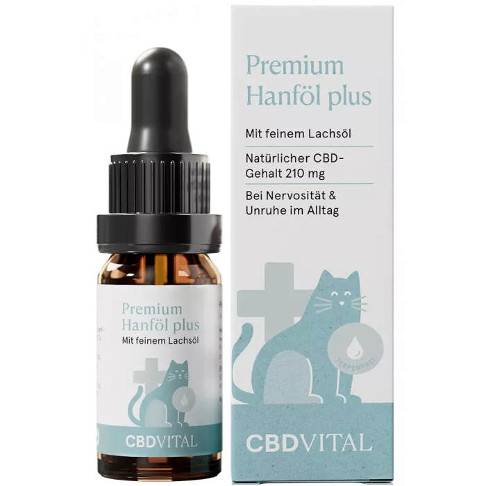 Premium Hanföl Plus für katzen