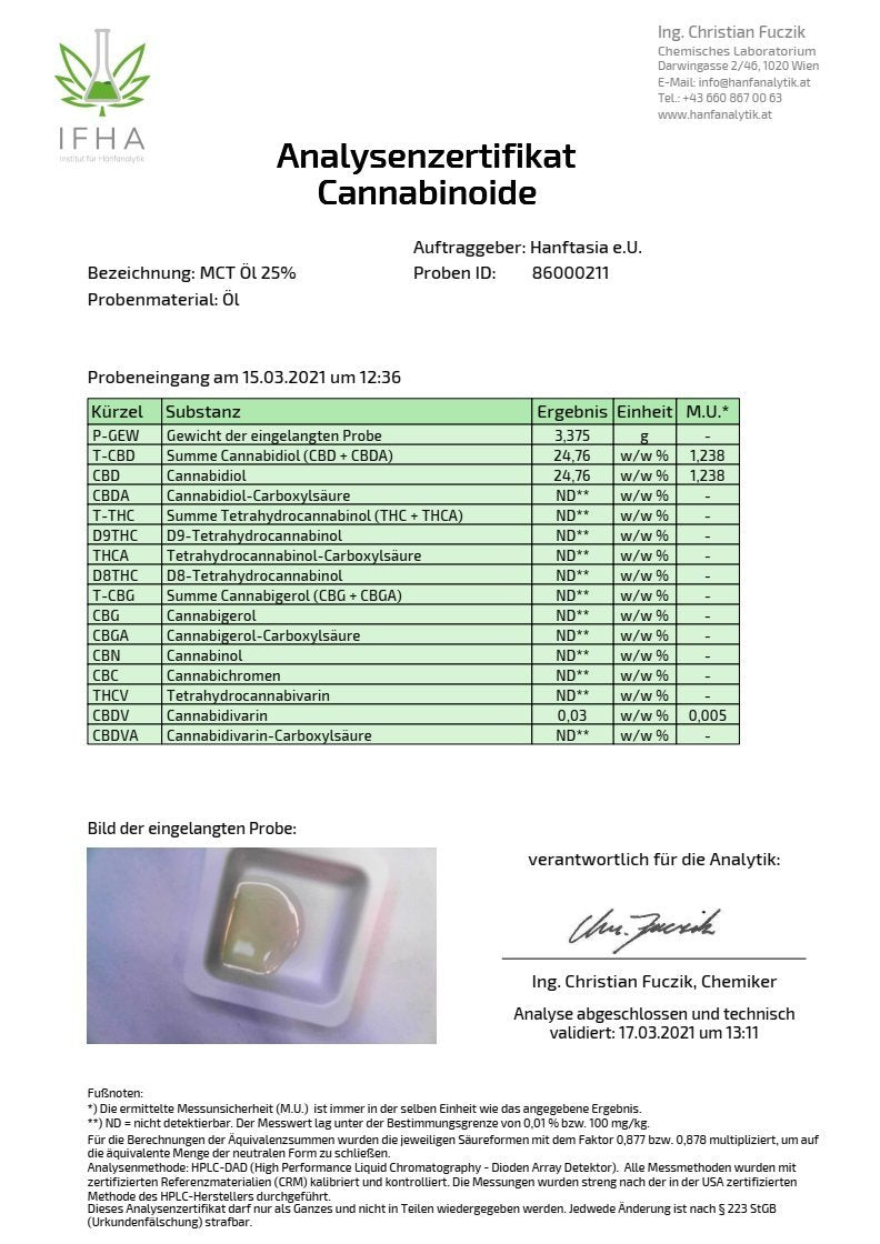 NEUROGOLD 25% MCT CBD-Tropfen in Kokosöl - NEUROGOLD