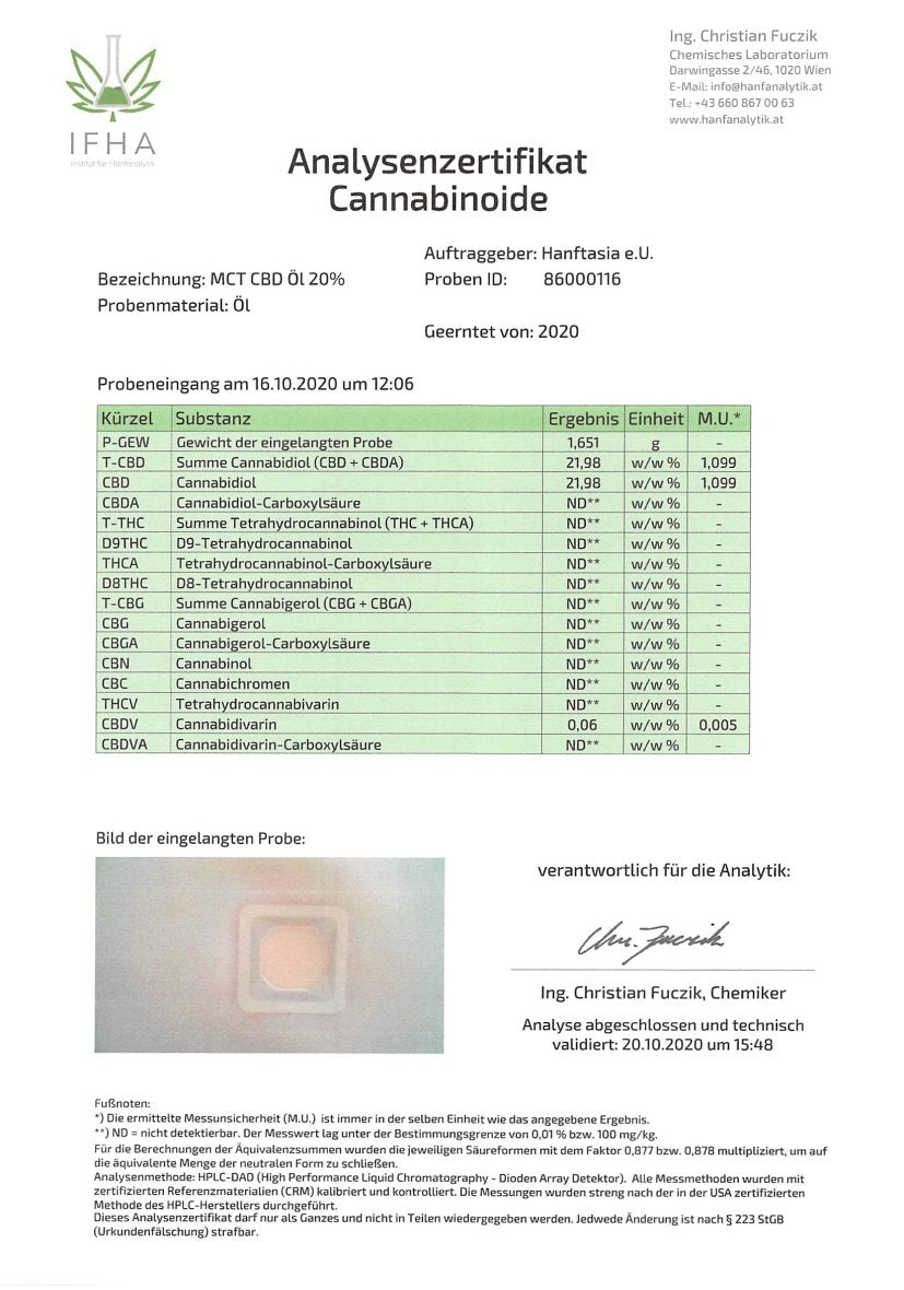 NEUROGOLD 20% MCT CBD-Tropfen in Kokosöl-NEUROGOLD