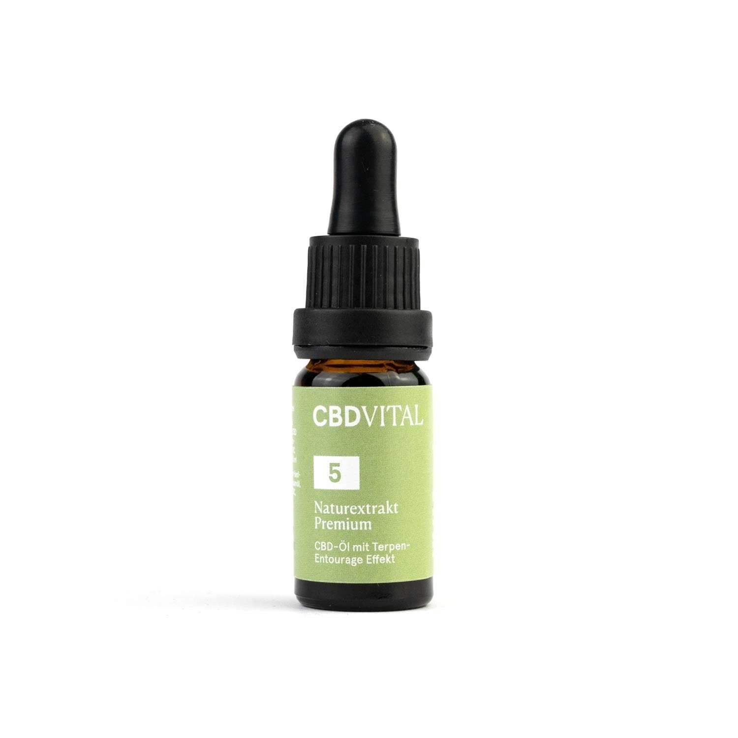 CBD Vital 5% Naturextrakt Premium CBD-Tropfen 10ml