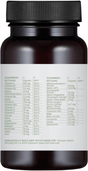 CBD Vital All Day 7 / 24 Multivitamin Komplex - NEUROGOLD