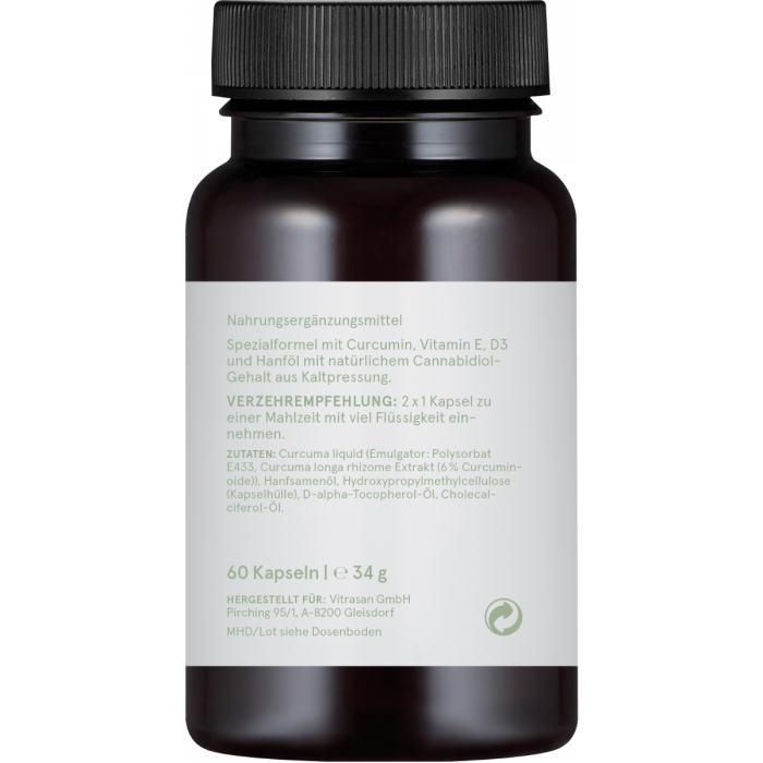 CBD Vital Cannacurmin Komplex mit CBD &amp; Kurkuma-NEUROGOLD