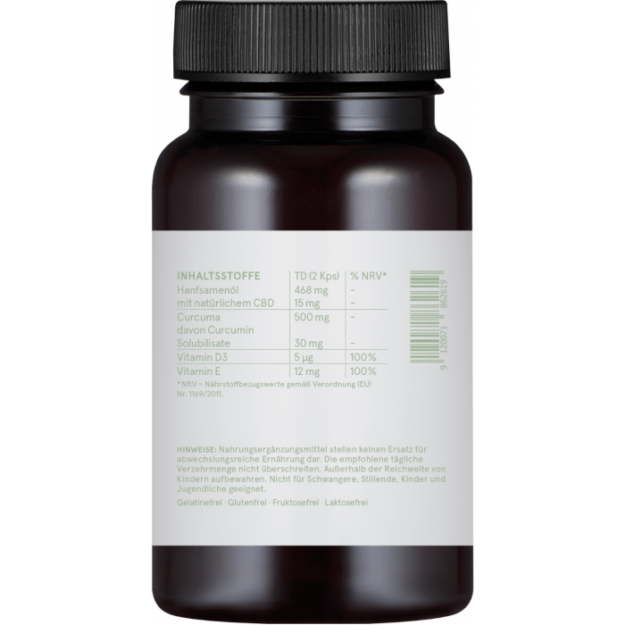 CBD Vital Cannacurmin Komplex mit CBD & Kurkuma - NEUROGOLD