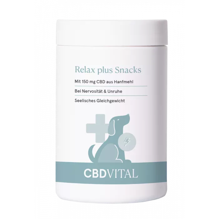 CBD Relax plus Snacks für Hunde Entspannung