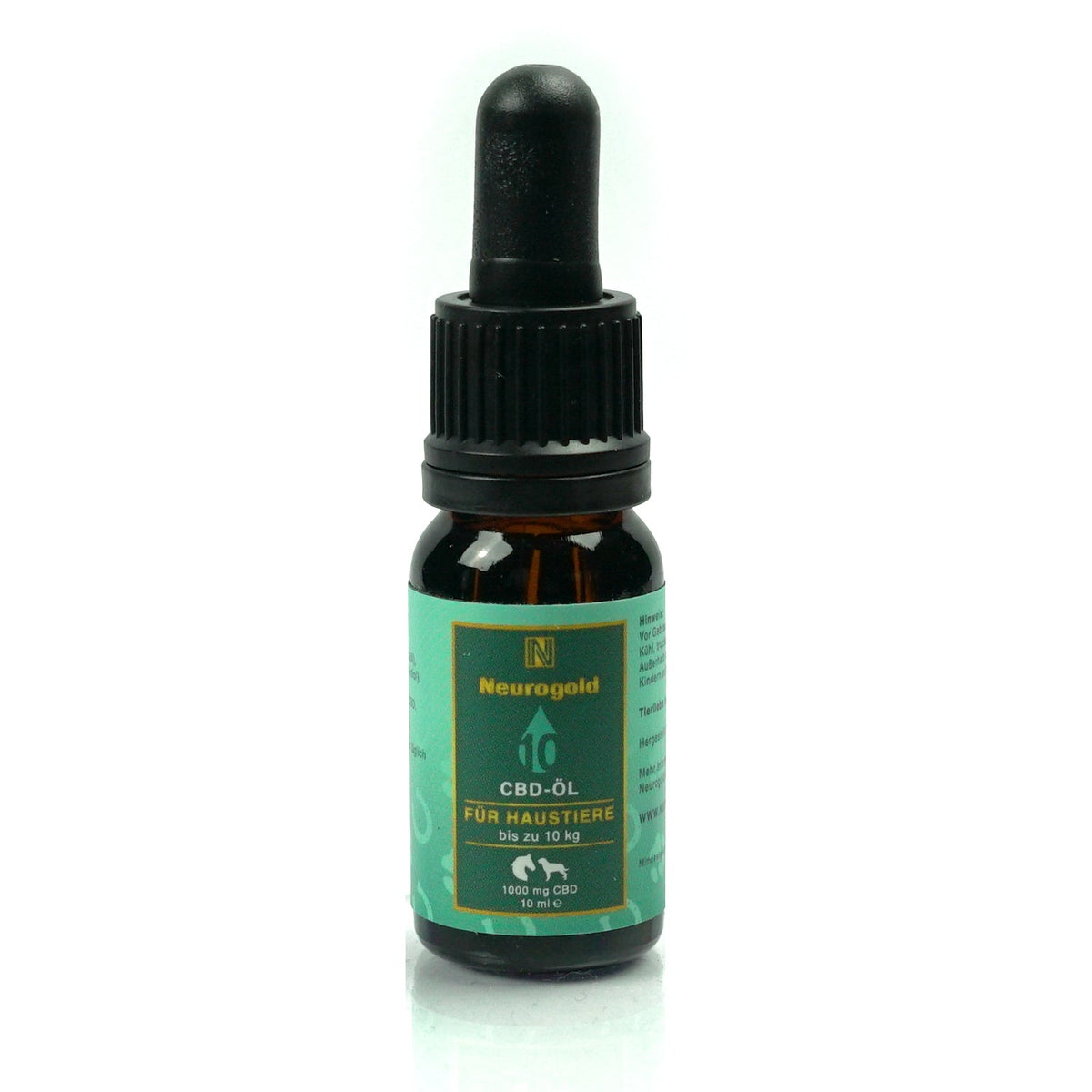 NEUROGOLD 10% CBD-Tierpflegeprodukt für Hund, Pferd &amp; Co. - NEUROGOLD