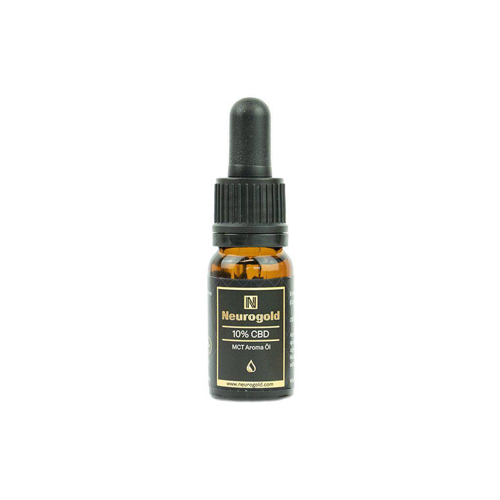NEUROGOLD 10% MCT CBD-Tropfen in Kokosöl - NEUROGOLD