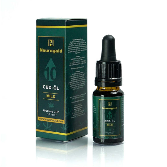 NEUROGOLD MILD 10% CBD-Tropfen auf Hanföl-Basis - NEUROGOLD