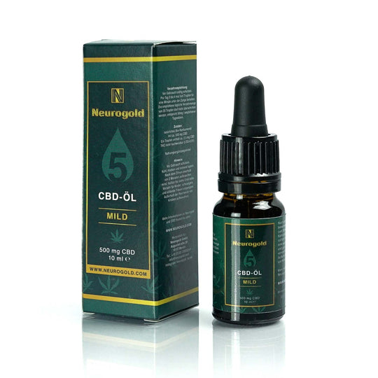 NEUROGOLD MILD 5% CBD-Tropfen auf Hanföl Basis
