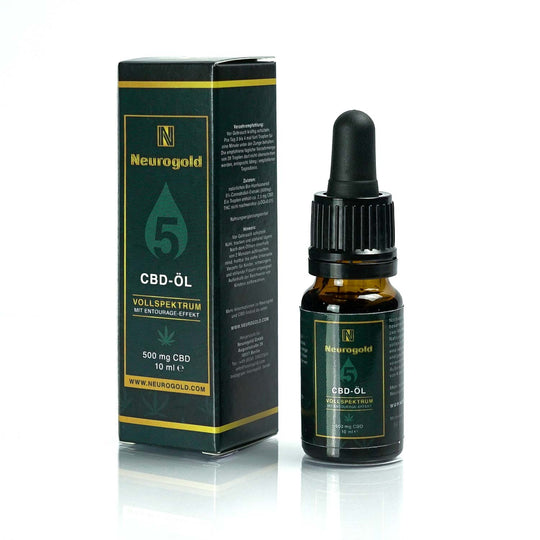 NEUROGOLD Vollspektrum 5% CBD-Tropfen