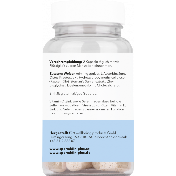 Spermidin Immun pro 60 Kapseln - NEUROGOLD