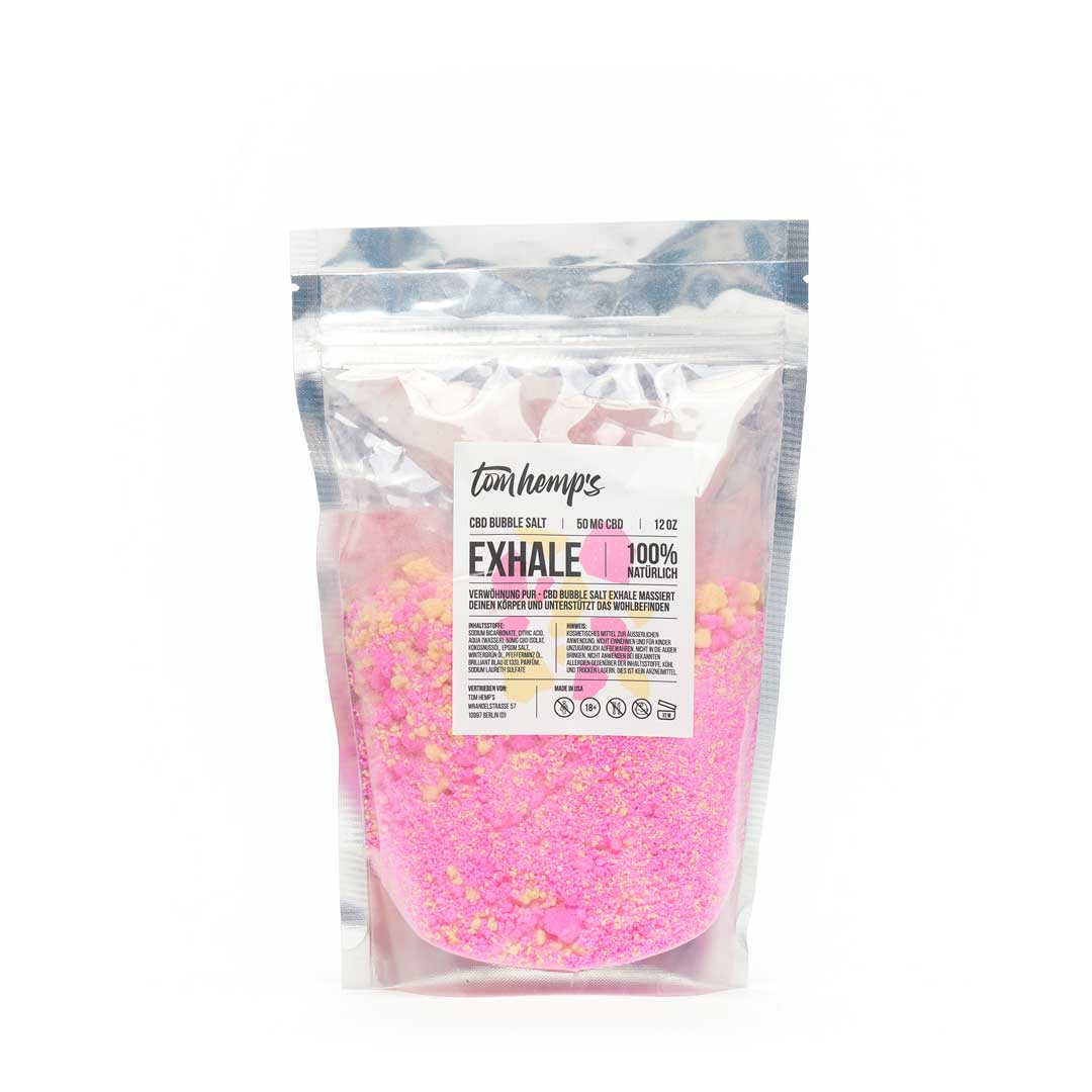 Tom Hemps Badesalz EXHALE 50mg CBD - NEUROGOLD