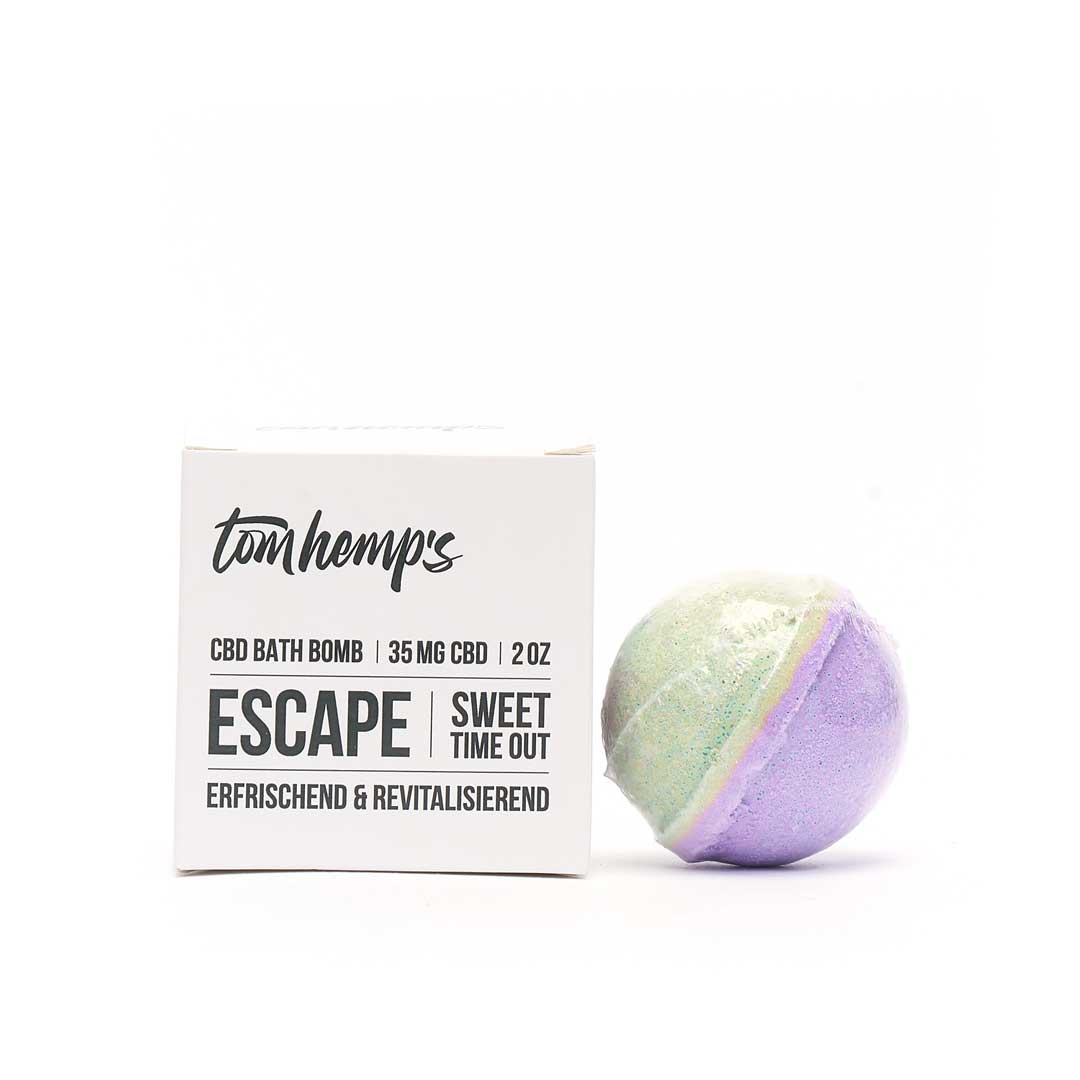 Tom Hemps CBD Badebombe ESCAPE 35mg CBD - NEUROGOLD